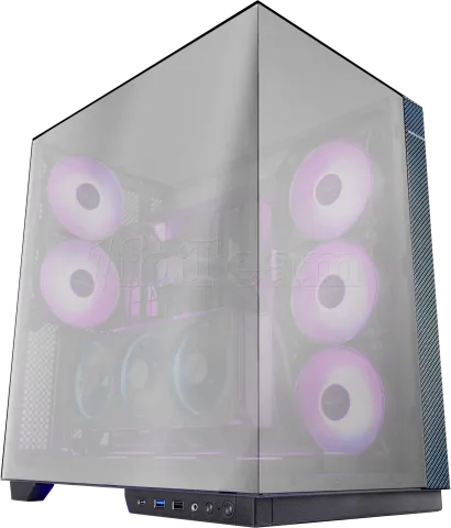 Photo de Boitier Moyen Tour ATX Mars Gaming MC-3GF Pro RGB avec panneaux vitrés (Noir)