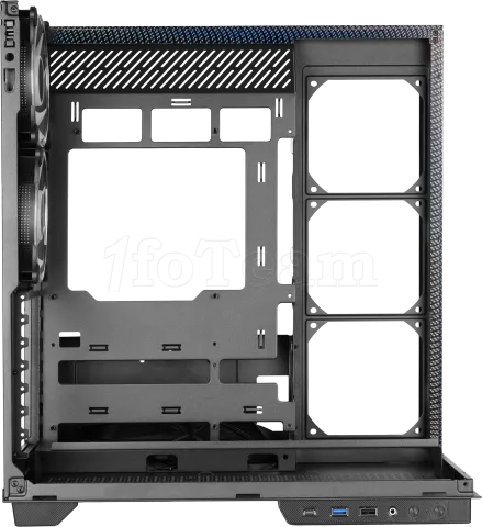 Photo de Boitier Moyen Tour ATX Mars Gaming MC-3GF Pro RGB avec panneaux vitrés (Noir)