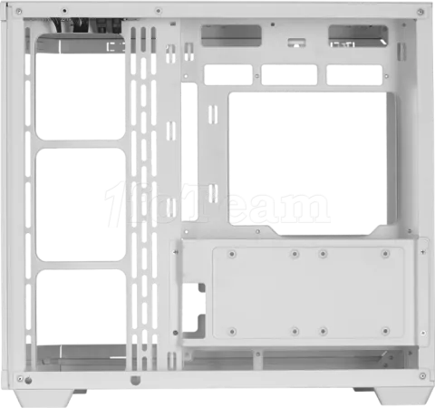 Photo de Boitier Moyen Tour ATX Mars Gaming MC-3T Core LCD avec panneaux vitrés (Blanc)