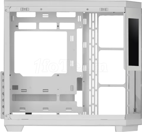 Photo de Boitier Moyen Tour ATX Mars Gaming MC-3T Core LCD avec panneaux vitrés (Blanc)