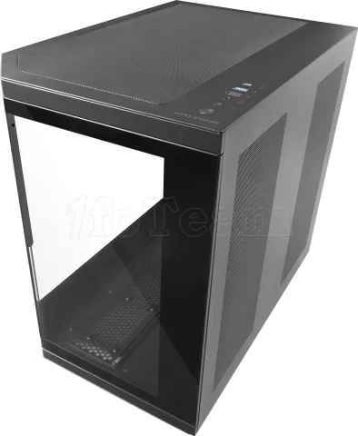 Photo de Boitier Moyen Tour ATX Mars Gaming MC-3T Core LCD avec panneaux vitrés (Noir)