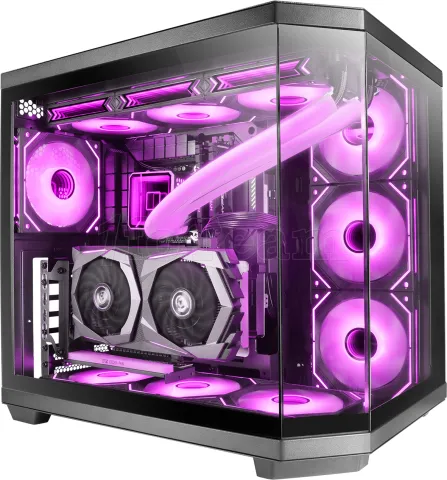 Photo de Boitier Moyen Tour ATX Mars Gaming MC-3T Core (Noir)