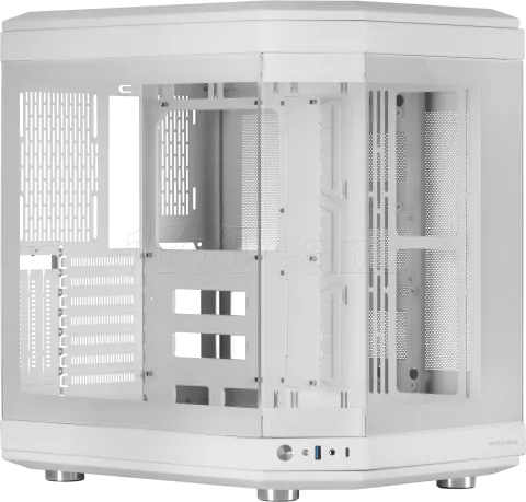 Photo de Boitier Moyen Tour ATX Mars Gaming MC-3T RGB avec panneaux vitrés (Blanc)