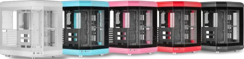 Photo de Boitier Moyen Tour ATX Mars Gaming MC-3T RGB avec panneaux vitrés (Bleu)