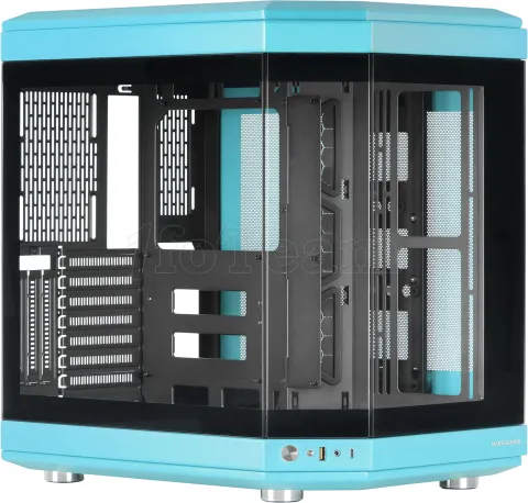 Photo de Boitier Moyen Tour ATX Mars Gaming MC-3T RGB avec panneaux vitrés (Bleu)