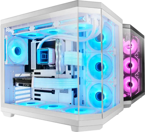 Photo de Boitier Moyen Tour ATX Mars Gaming MC-3TCore (Blanc)