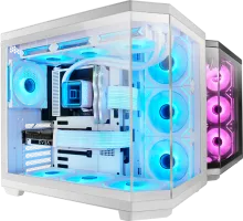 Photo de Boitier Moyen Tour ATX Mars Gaming MC-3TCore (Blanc)