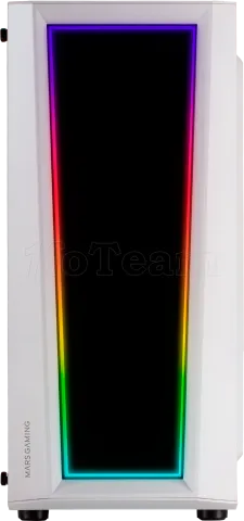 Photo de Boitier Moyen Tour ATX Mars Gaming MC-ART RGB avec panneaux vitrés (Blanc)