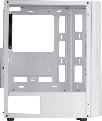 Photo de Boitier Moyen Tour ATX Mars Gaming MC-ART RGB avec panneaux vitrés (Blanc)