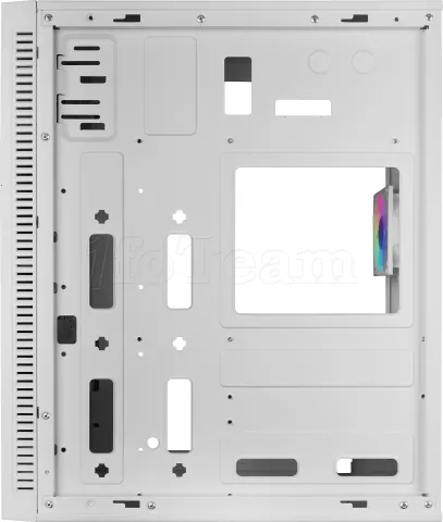 Photo de Boitier Moyen Tour ATX Mars Gaming MC-Blaze RGB avec panneaux vitrés (Blanc)