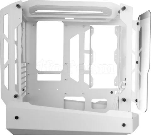 Photo de Boitier Moyen Tour ATX Mars Gaming MC-Edge avec panneaux vitrés (Blanc)