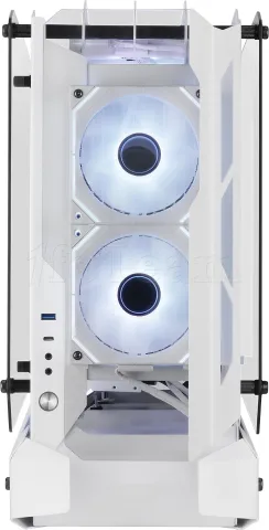 Photo de Boitier Moyen Tour ATX Mars Gaming MC-Edge RGB avec panneaux vitrés (Blanc)