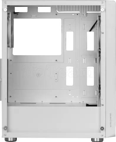 Photo de Boitier Moyen Tour ATX Mars Gaming MC-F RGB avec panneau vitré (Blanc)