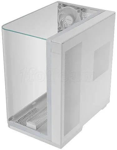 Photo de Boitier Moyen Tour ATX Mars Gaming MC-Infinio RGB avec panneaux vitrés (Blanc)