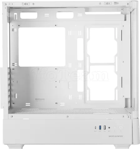 Photo de Boitier Moyen Tour ATX Mars Gaming MC-LCD Pro avec panneaux vitrés (Blanc)