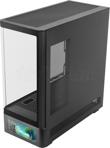 Photo de Boitier Moyen Tour ATX Mars Gaming MC-LCD Pro avec panneaux vitrés (Noir)