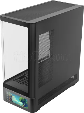 Photo de Boitier Moyen Tour ATX Mars Gaming MC-LCD Pro avec panneaux vitrés (Noir)
