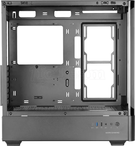 Photo de Boitier Moyen Tour ATX Mars Gaming MC-LCD Pro avec panneaux vitrés (Noir)