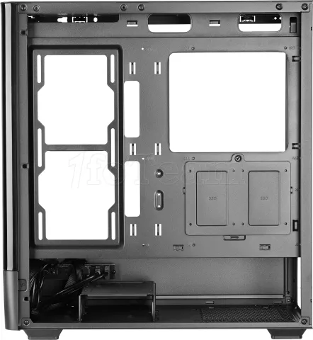 Photo de Boitier Moyen Tour ATX Mars Gaming MC-LCD Pro avec panneaux vitrés (Noir)