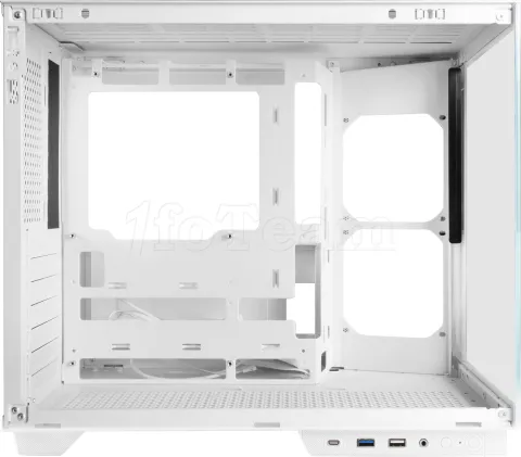 Photo de Boitier Moyen Tour ATX Mars Gaming MC-Mirage avec panneaux vitrés (Blanc)