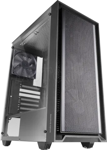 Photo de Boitier Moyen Tour ATX Mars Gaming MC-PMax avec panneau vitré (Noir)