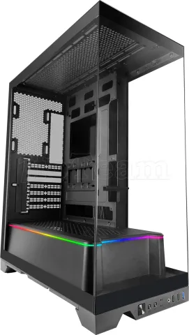 Photo de Boitier Moyen Tour ATX Mars Gaming MC-Prisma avec panneaux vitrés (Noir)