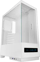 Photo de Boitier Moyen Tour ATX Mars Gaming MC-Pulsar avec panneaux vitrés (Blanc)
