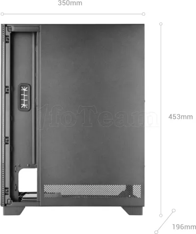 Photo de Boitier Moyen Tour ATX Mars Gaming MC-Pulsar avec panneaux vitrés (Blanc)