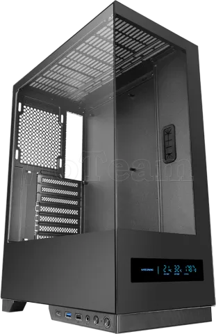 Photo de Boitier Moyen Tour ATX Mars Gaming MC-Pulsar avec panneaux vitrés (Noir)