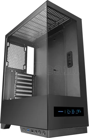 Photo de Boitier Moyen Tour ATX Mars Gaming MC-Pulsar avec panneaux vitrés (Noir)