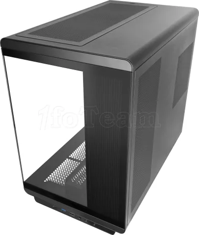 Photo de Boitier Moyen Tour ATX Mars Gaming MC-Rev RGB avec panneaux vitrés (Noir)