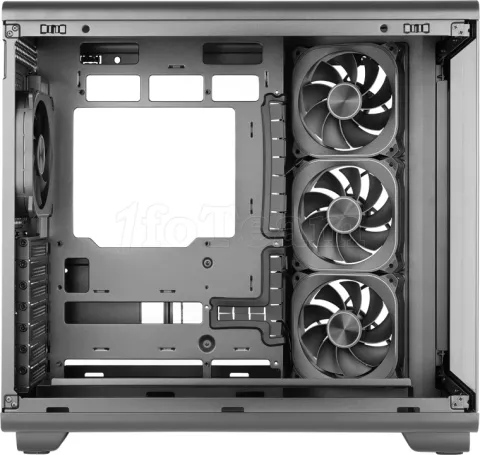 Photo de Boitier Moyen Tour ATX Mars Gaming MC-REVMAX RGB avec panneaux vitrés (Noir)