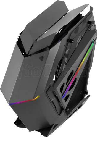 Photo de Boitier Moyen Tour ATX Mars Gaming MC-Titan RGB avec panneaux vitrés (Noir)