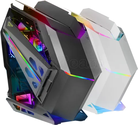 Photo de Boitier Moyen Tour ATX Mars Gaming MC-Titan RGB avec panneaux vitrés (Noir)
