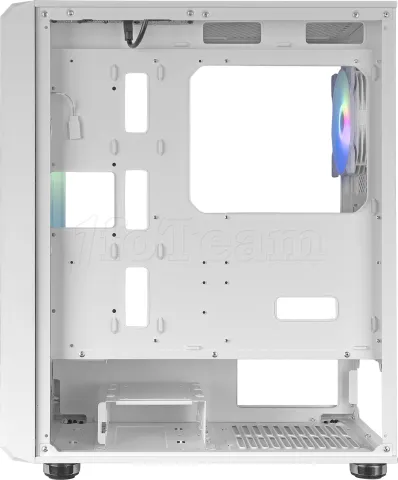 Photo de Boitier Moyen Tour ATX Mars Gaming MC-Vault RGB avec panneau vitré (Blanc)