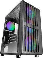 Photo de Boitier Moyen Tour ATX Mars Gaming MC-Vault RGB avec panneau vitré (Noir)
