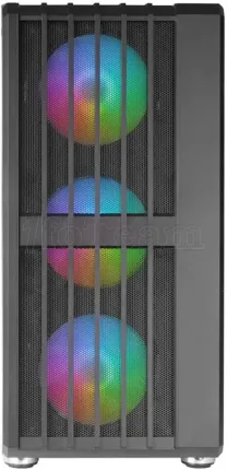 Photo de Boitier Moyen Tour ATX Mars Gaming MC-Vault RGB avec panneau vitré (Noir)