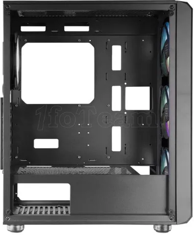 Photo de Boitier Moyen Tour ATX Mars Gaming MC-Vault RGB avec panneau vitré (Noir)