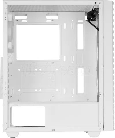 Photo de Boitier Moyen Tour ATX Mars Gaming MC-Volt RGB avec panneau vitré (Blanc)