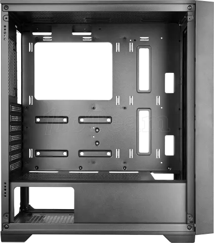 Photo de Boitier Moyen Tour ATX Mars Gaming MC-Wood avec panneau vitré (Noir/Transparent)