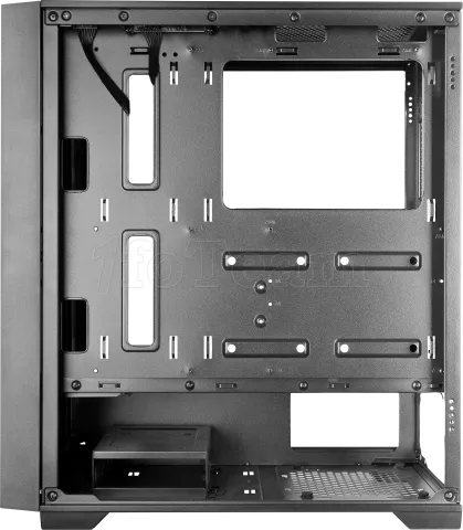 Photo de Boitier Moyen Tour ATX Mars Gaming MC-Wood avec panneau vitré (Noir/Transparent)