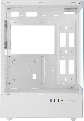 Photo de Boitier Moyen Tour ATX Mars Gaming MC-XO RGB avec panneaux vitrés (Blanc)