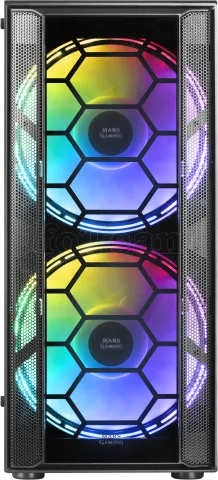 Photo de Boitier Moyen Tour ATX Mars Gaming MC500 RGB avec panneau vitré (Noir)