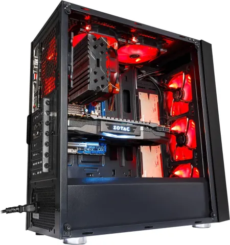 Photo de Boitier Moyen Tour ATX Mars Gaming MC7 RGB avec panneau vitré (Noir)