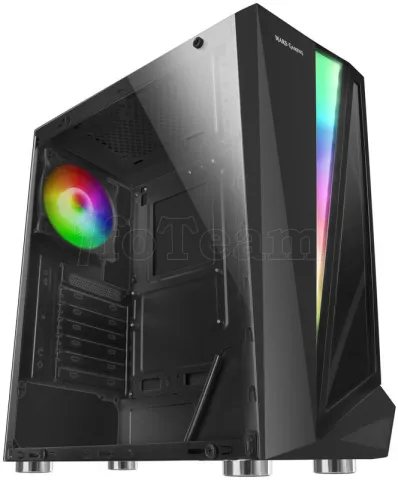 Photo de Boitier Moyen Tour ATX Mars Gaming MCL RGB avec panneaux vitrés (Noir)