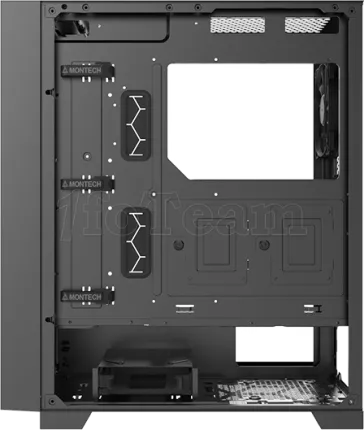 Photo de Boitier Moyen Tour ATX Montech Air 1000 Lite avec panneau vitré (Noir)