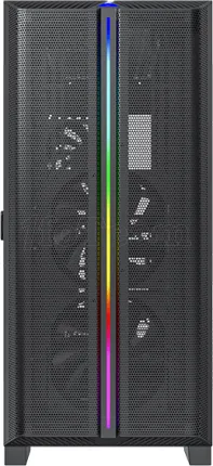 Photo de Boitier Moyen Tour ATX Montech Sky One Lite RGB avec panneau vitré (Noir)