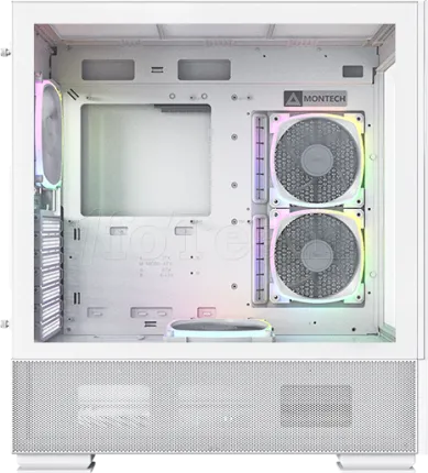 Photo de Boitier Moyen Tour ATX Montech Sky Two RGB avec panneaux vitrés (Blanc)