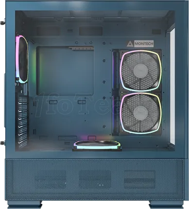 Photo de Boitier Moyen Tour ATX Montech Sky Two RGB avec panneaux vitrés (Bleu)