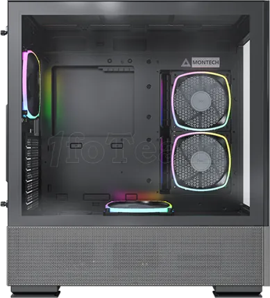 Photo de Boitier Moyen Tour ATX Montech Sky Two RGB avec panneaux vitrés (Noir)